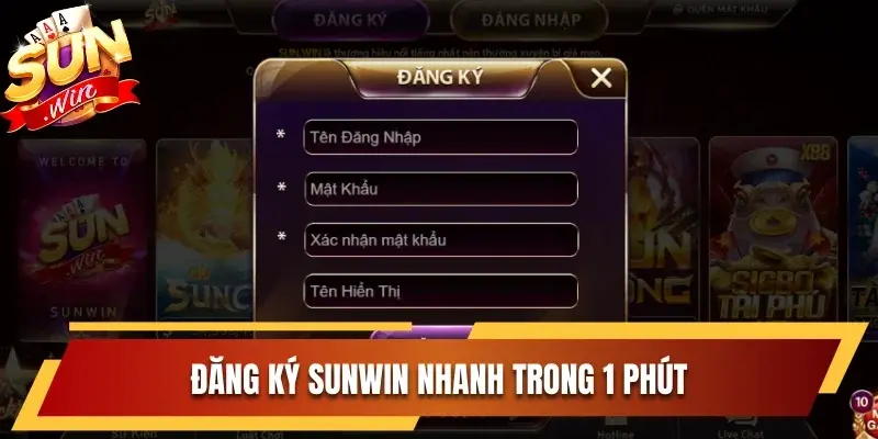 Đăng ký 68 Game Bài nhanh trong 1 phút